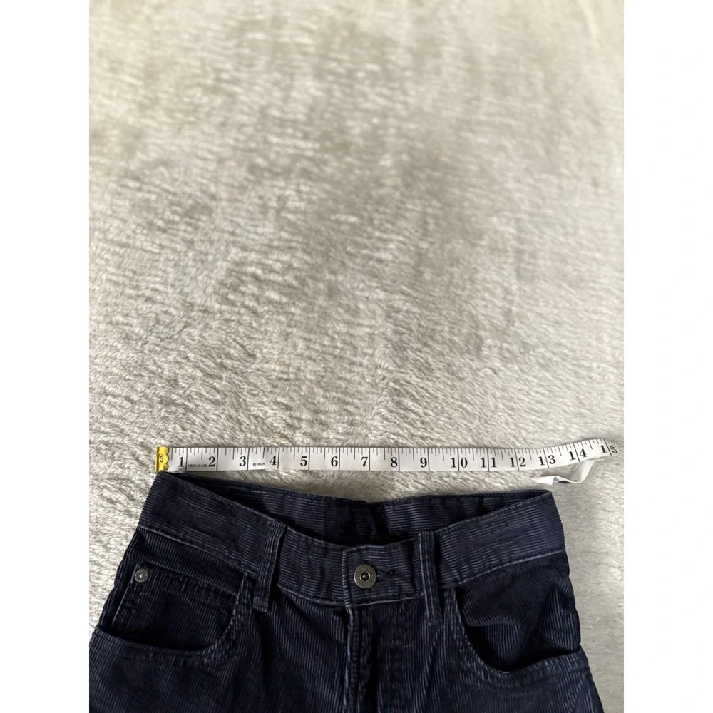 New Gap Kids Navy Blue Corduroy Slim‎ Chino Pants Size 16